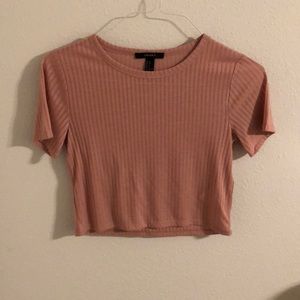 Pink crop top